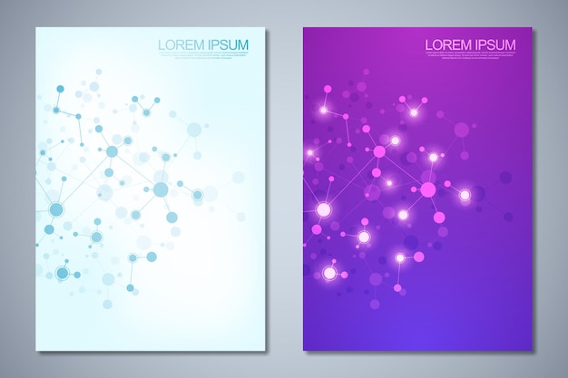 set of template brochure or cover book
