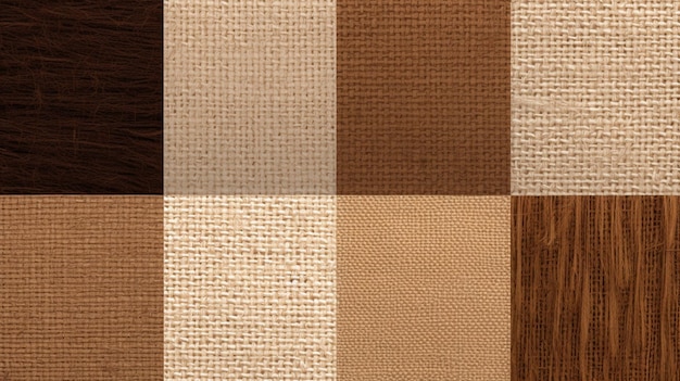 Vector a set of textures with a brown background and a brown and tan pattern