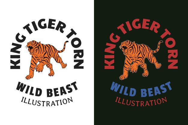 Set tiger beast illustrazione scura ossa del cranio testa mano cova disegnata muta stile mistico celeste simbolo tatuaggio merce tshirt merch