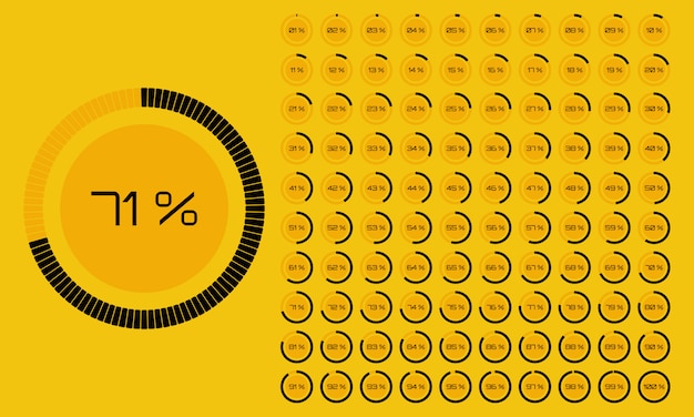 Set of timers. Sign icon. minimalistic clock dial with black ticks time, different shapes