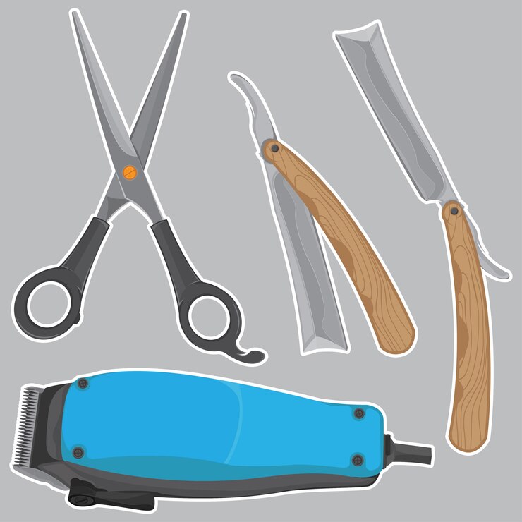 वेक्टर set tool shaver vector