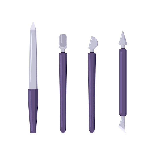 A set of tools for manicure