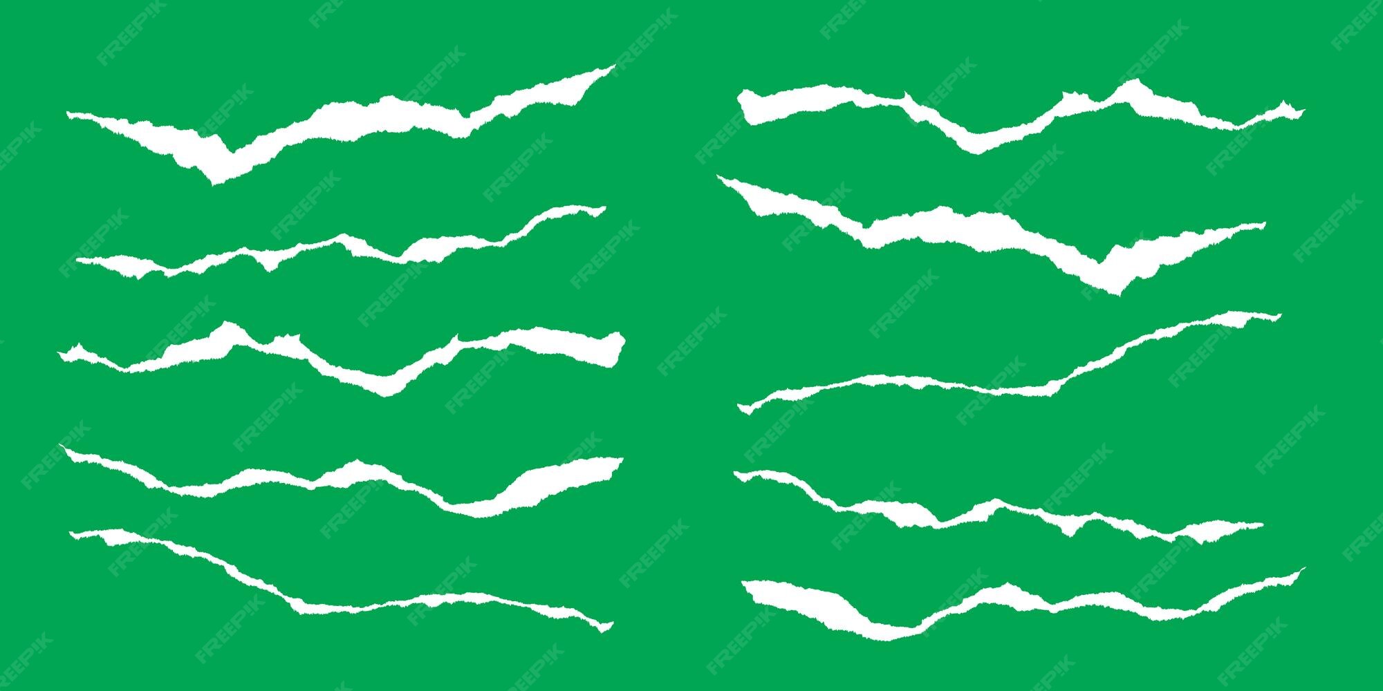 Premium Vector | Set of torn paper vector background