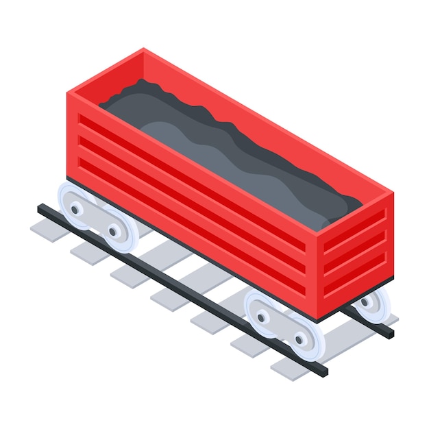 Set of Transport Isometric Icons