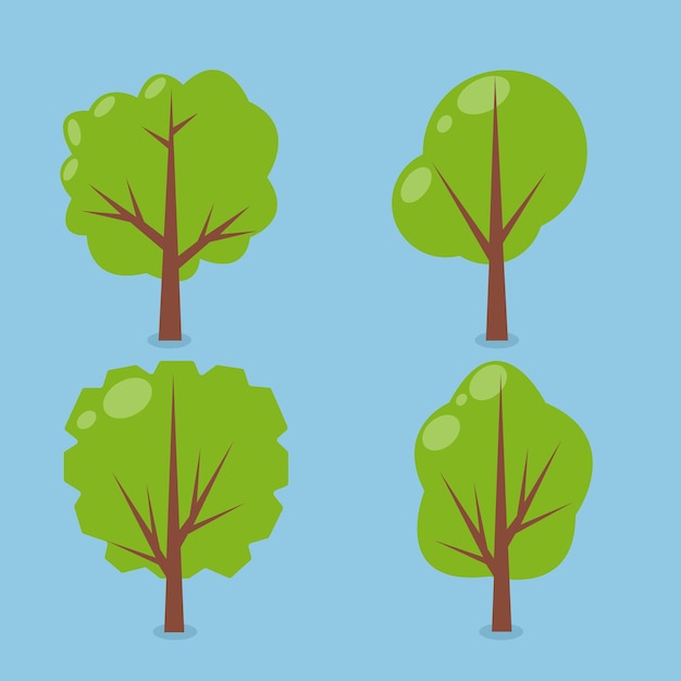 Vector set tree flat element