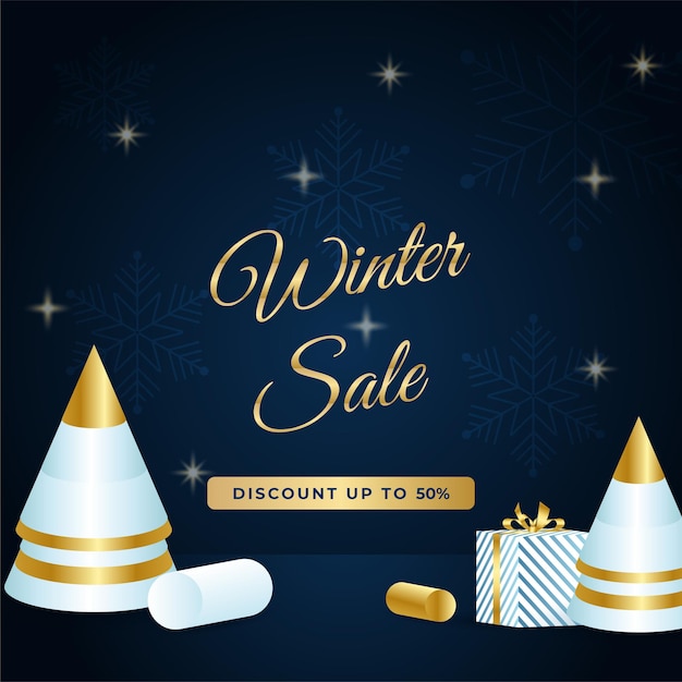 Set of trendy editable winter Merry Christmas new year sale banner background template for social networks square post. Special offers season sales and perfect offers vector cards. Vector illustration