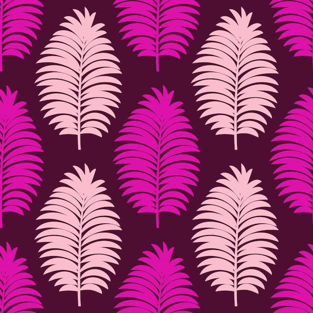 Set of tropical patterns with minimal palm leaves