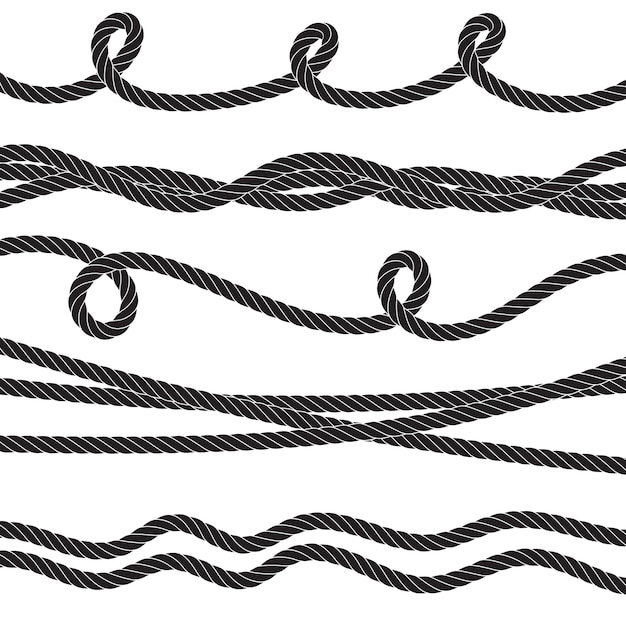 Vector set of twisted ropes