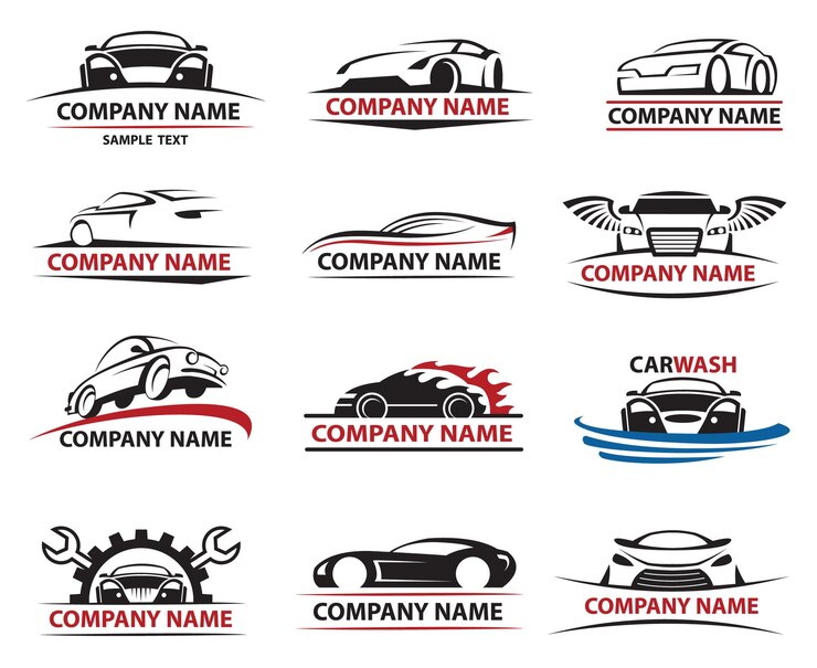 Vector set van auto iconen
