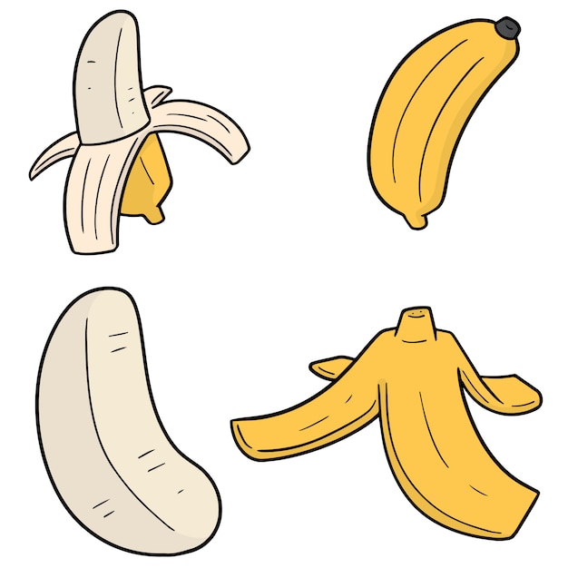 set van banaan