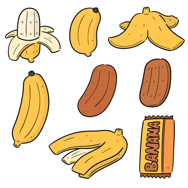 Set van banaan