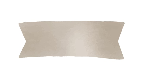 Vector set van beige lint voor de inscriptie decor hand getekend holid