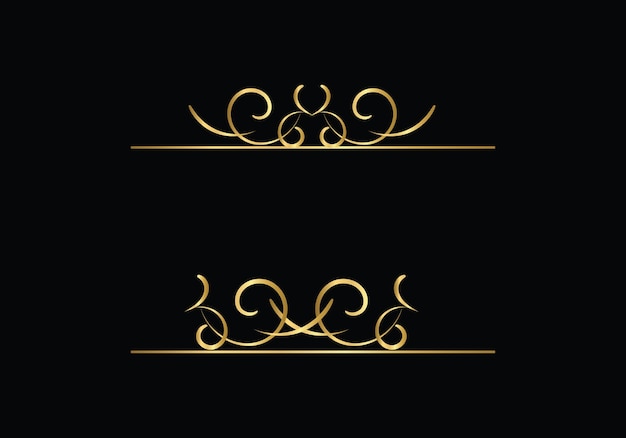 set van eerste brief luxe Logo sjabloon in vector kunst voor Restaurant, Hotel, heraldiek, sieraden