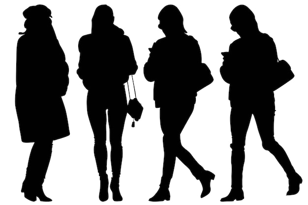 Set van het modieuze zakelijke silhouet Girls