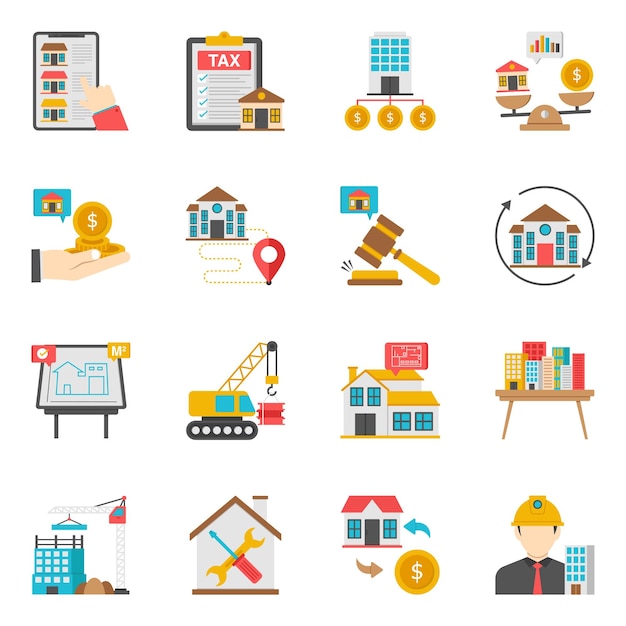 Set van Media Flat Iconen