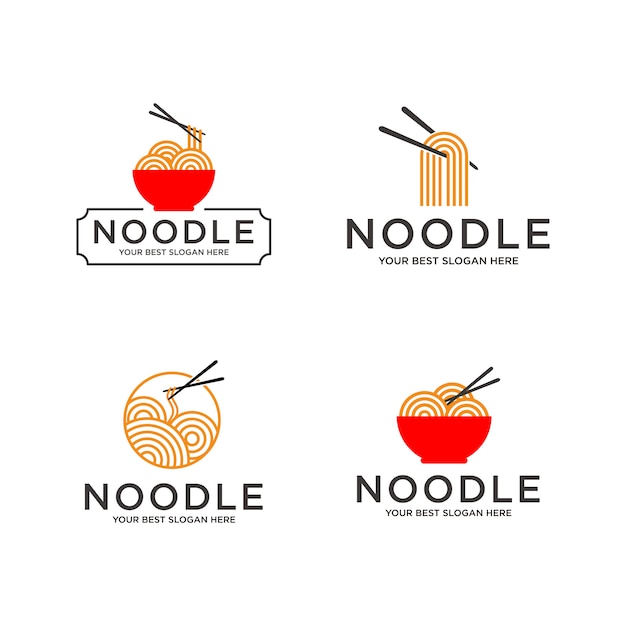 Set van noodle logo