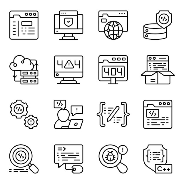 Set van platte isometrische reclame-iconen