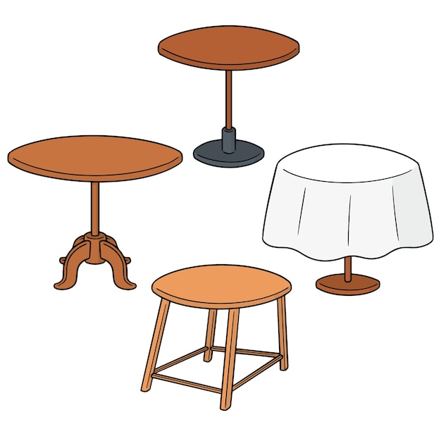 set van tafel