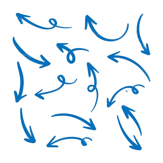 Set van vector pijlen Cursor pijl pictogram pakket pijlen collectie