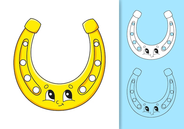 Set van vectorillustraties geïsoleerd op een witte en gekleurde achtergrond. St. Patrick's Day.