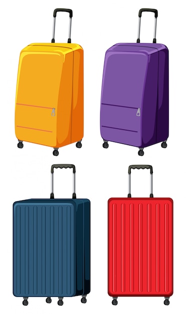 Set van verschillende bagage