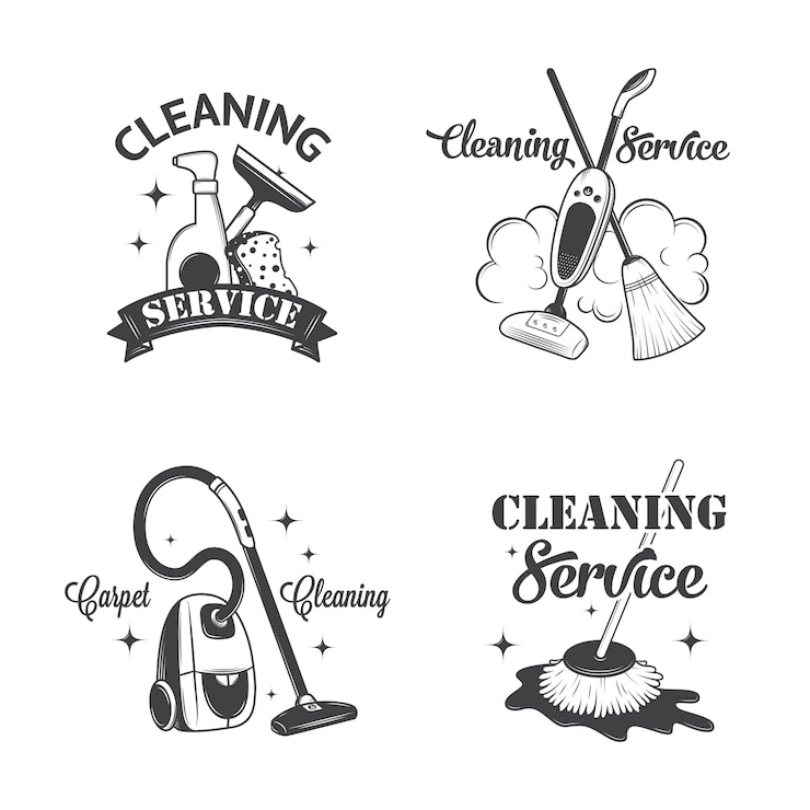 Vector set van vintage logo&#39;s