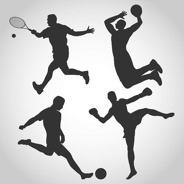 Set of Various Sports Silhouette