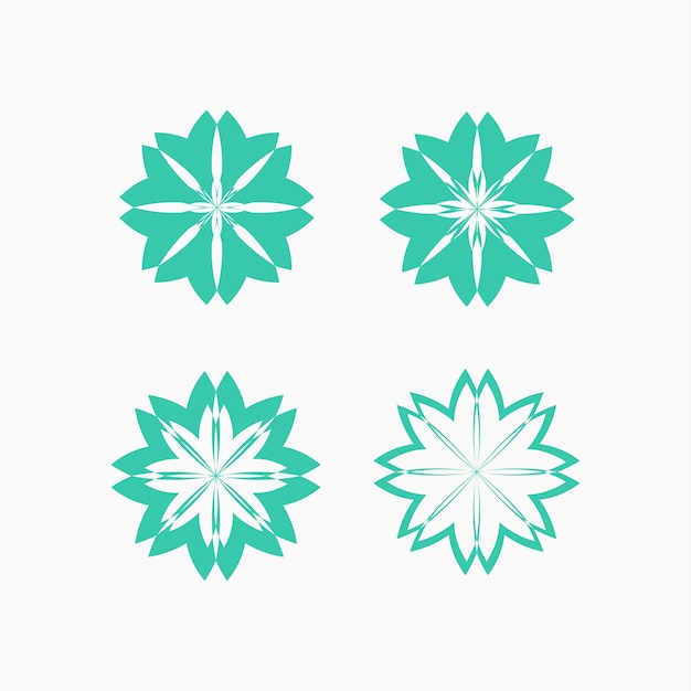 Vector set of vector abstract ornaments