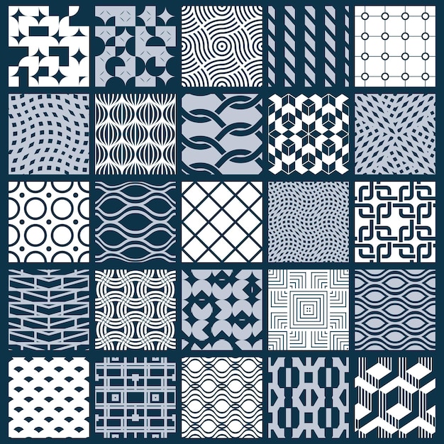 Premium Vector  Vector endless geometric pattern composed with