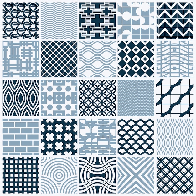 Premium Vector  Vector endless geometric pattern composed with