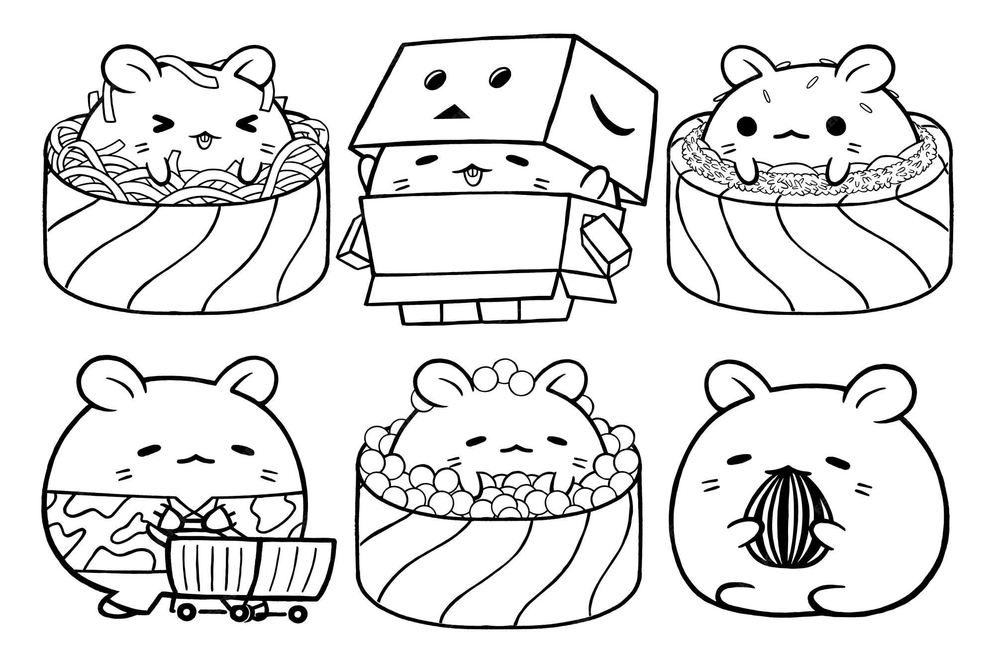 Hamster Coloring Pages To Print