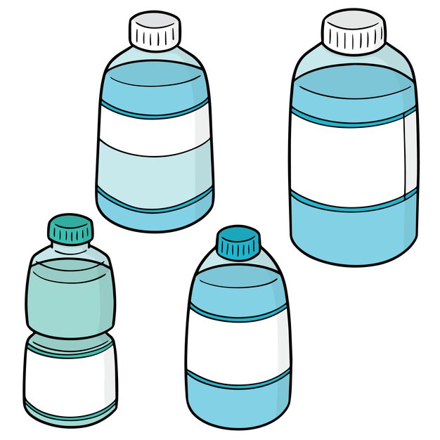 Set of water bottle