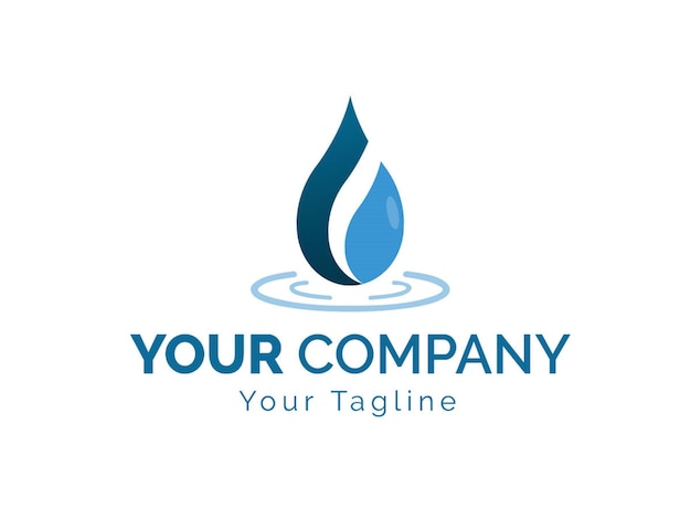 Set of water logo template Water logos collection