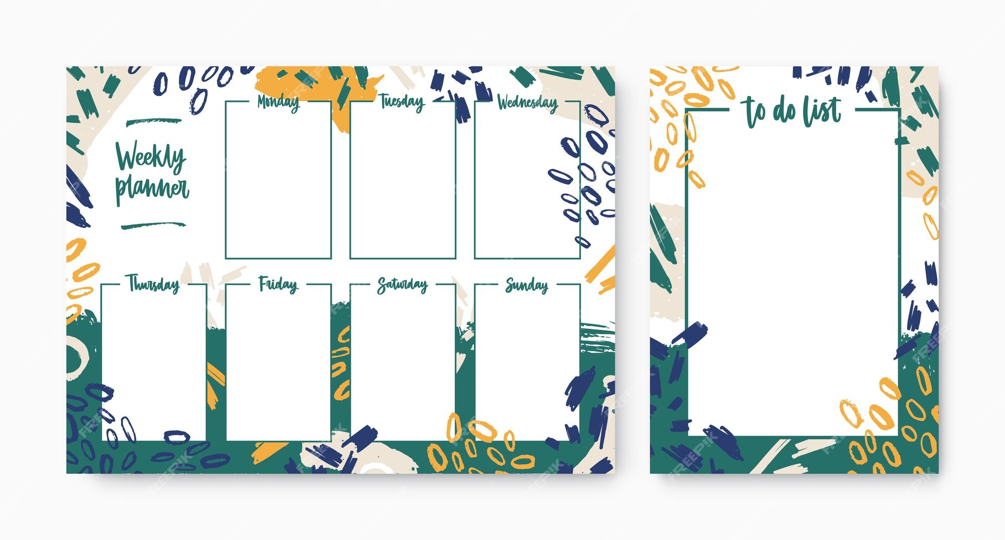 Premium Vector  Set of simple weekdays monday tuesday wednesday thursday  friday saturday sunday