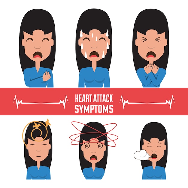 set woman heart attack symptoms 