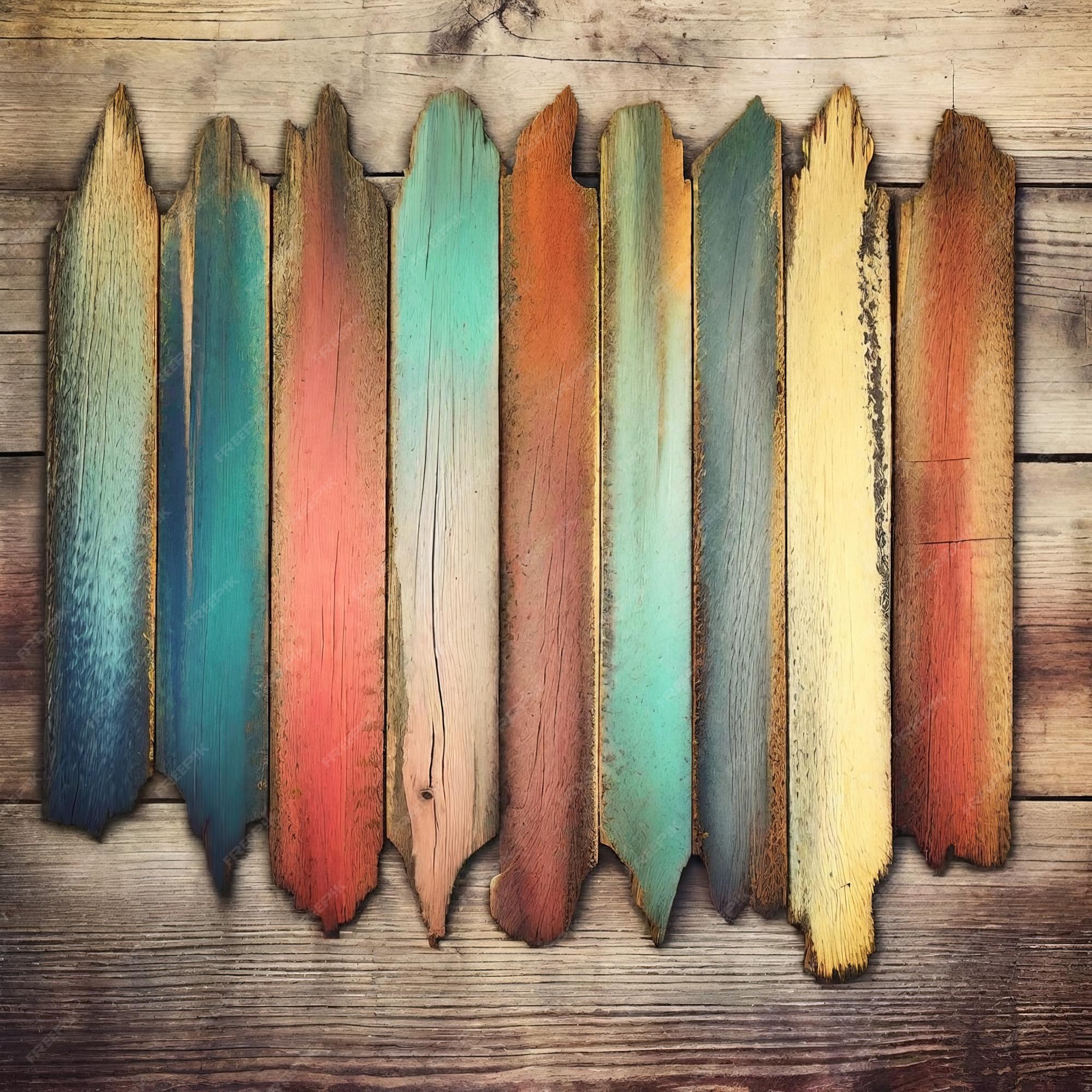 Premium Vector | Set of wooden boards set of wooden boards
