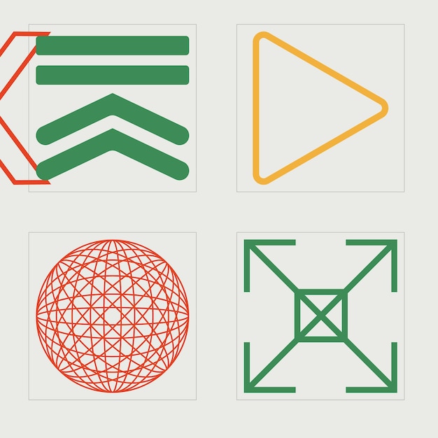 set of y2k style vectors of objects large set of retro objects for design objects in y2k style