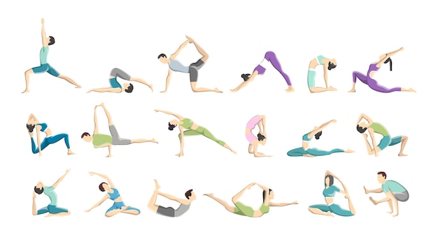 Yoga Asanas and Poses Guide by Sergey Malyugin