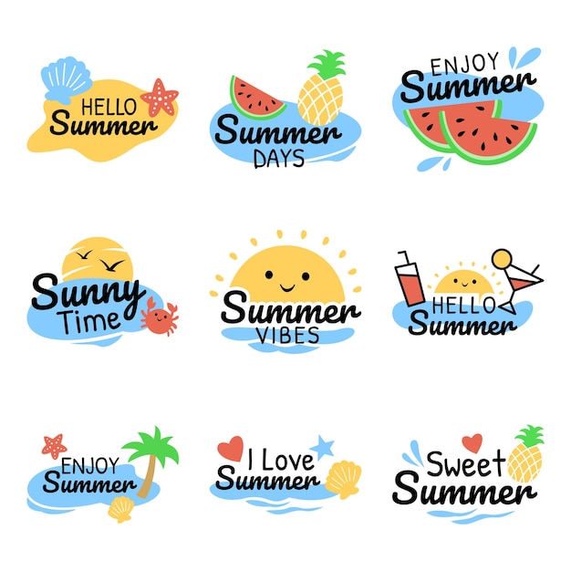 Set zomer label vector