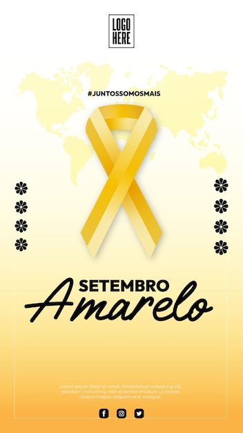 setembro amarelo 자살 예방 소셜 미디어 이야기