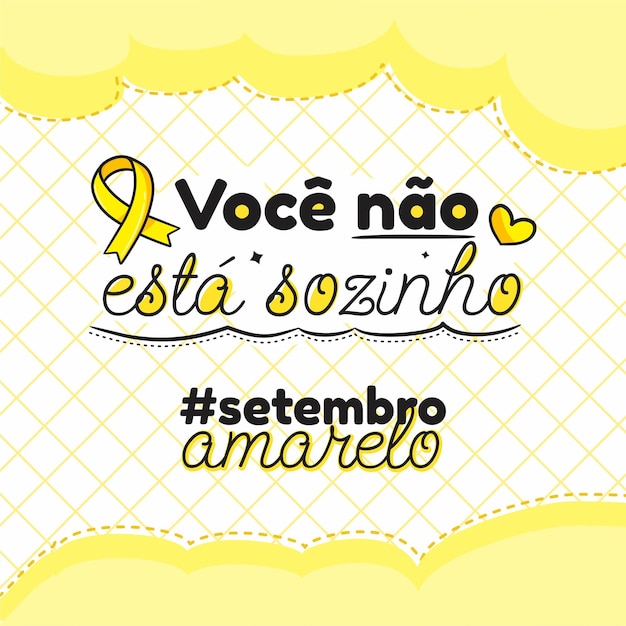 Banner a tema setembro amarelo