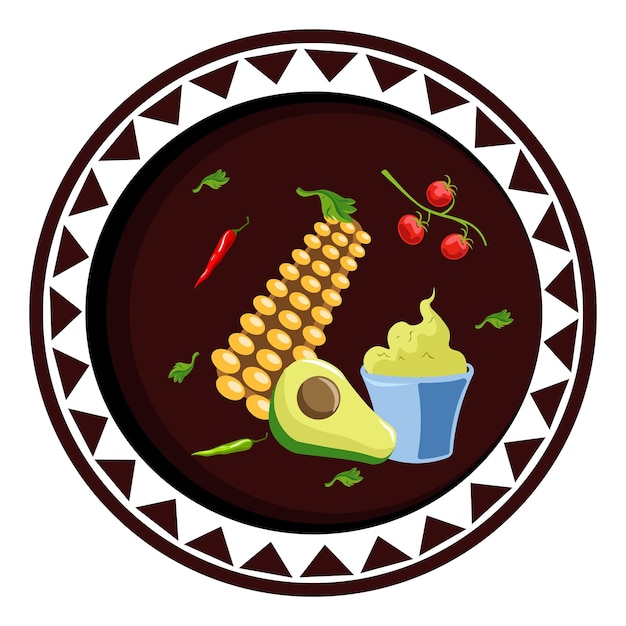 sets consisting of mexican juicy dishes