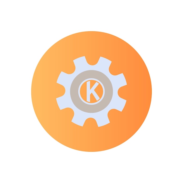 Setting K Letter Logo Design