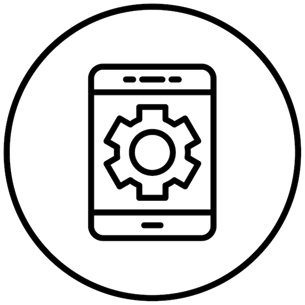 Setting System Vector Illustratie