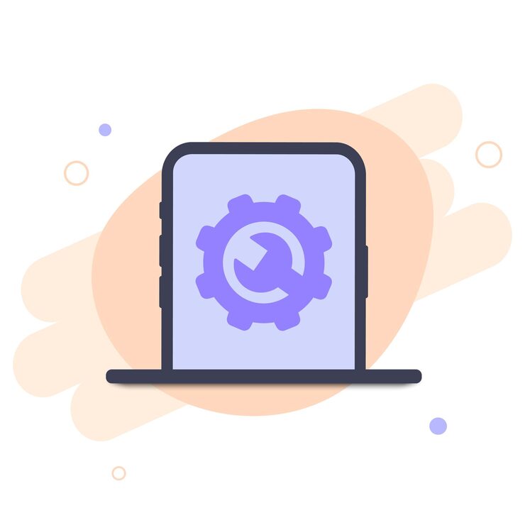 Vector 휴대 전화 벡터 수리 수정 및 유지 관리 휴대 전화 서비스 설정 업그레이드 os 소프트웨어 설정 탈옥 모드에서 스마트폰 사용자 지정 업데이트 업그레이드 시스템 재설정 재부팅