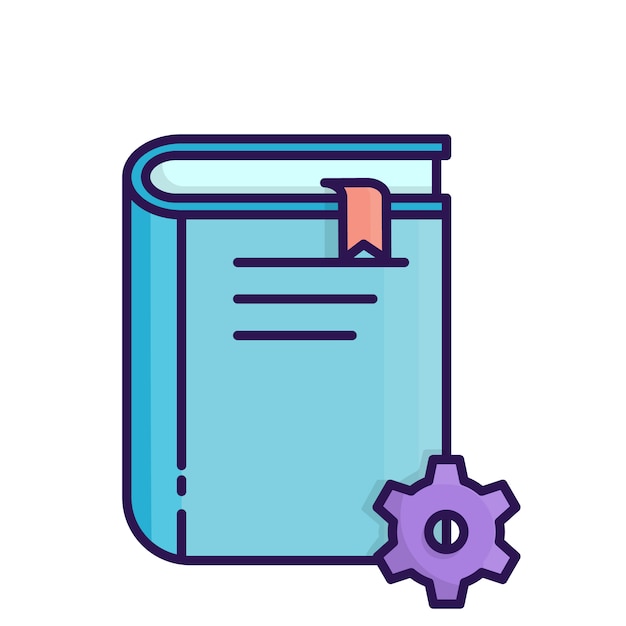 Settings book icon