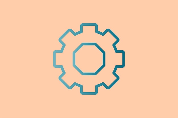 settings icon icon related to ui elements suitable for web site app user interfaceselement printable etc line icon style simple vector design editable