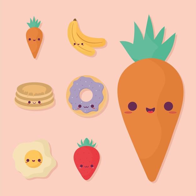 Seven kawaii foods