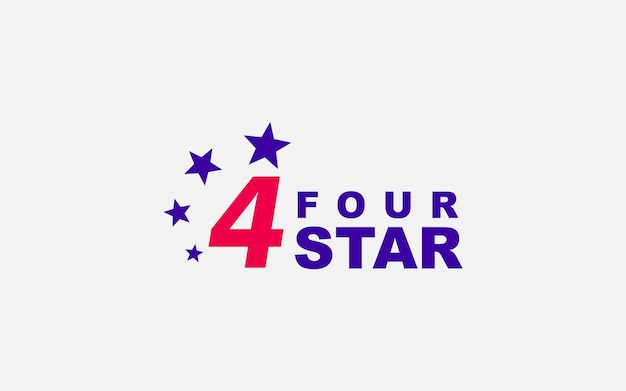 Seven star logo designs template, elegant star logo designs