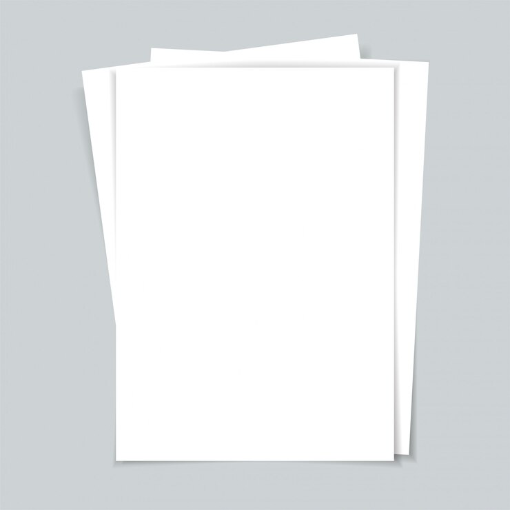 Vector several documents. sheets of paper.